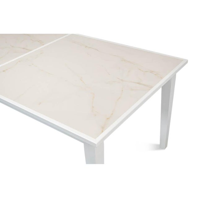 Neoclassical Neo Classic Painted Extension Table For Sale - Image 3 of 11