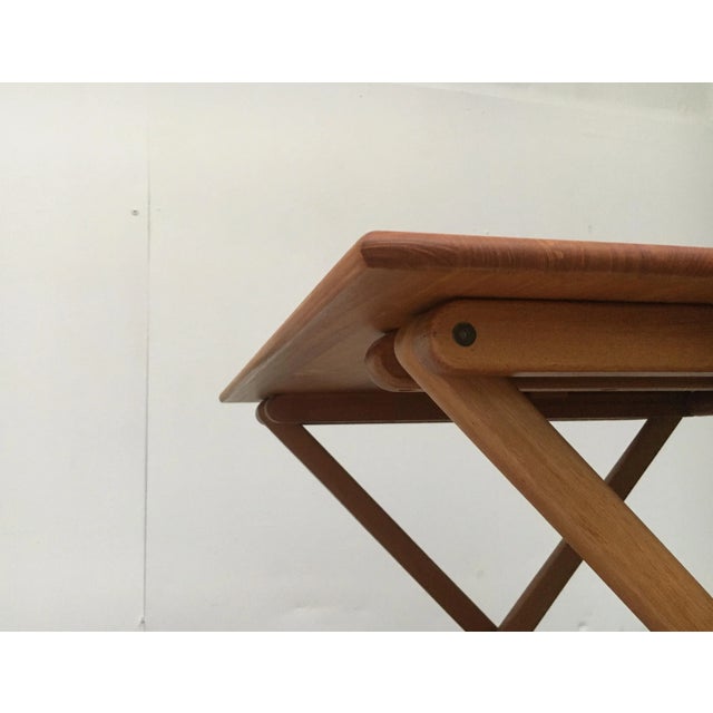 Mid-Century Danish Teak Folding Table from Juul Kristensen For Sale - Image 13 of 18