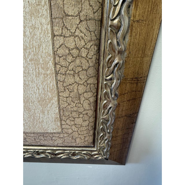 Vintage Framed Botanical Dahlia Needlepoint- Decorative Arts Inc. For Sale In Baton Rouge - Image 6 of 9
