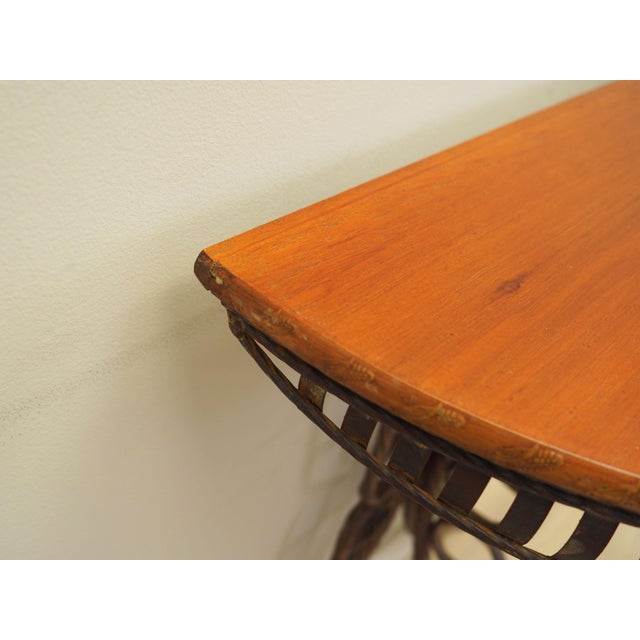Vintage Italian Cherry Console Table For Sale - Image 15 of 16