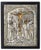 Orthodox Icons with Silver Plating, 1900s, Set of 2 For Sale - Image 3 of 6