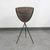 Mid Century Modern Planter Kimball Bullet Round Atomic Plant Stand Brown MCM For Sale - Image 11 of 12