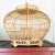Indonesian Bamboo and Rattan Round Hanging Bird Cage For Sale - Image 12 of 12