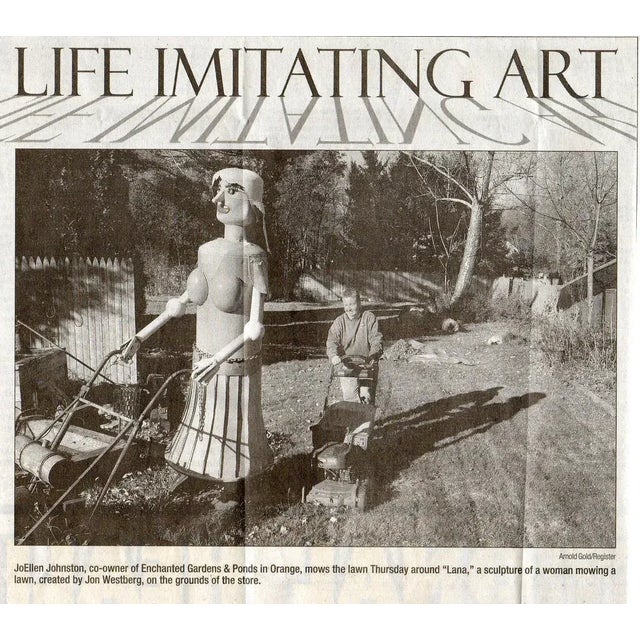 Lifesize Sculpture "Silent Rain " by Jon Westberg For Sale - Image 12 of 12