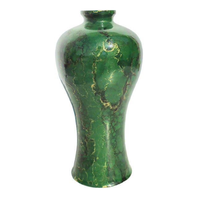 Japanese MeiPing Bronze and Enamel Vase For Sale