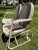 Mid 20th Century Metal Motel Glider For Sale - Image 4 of 6