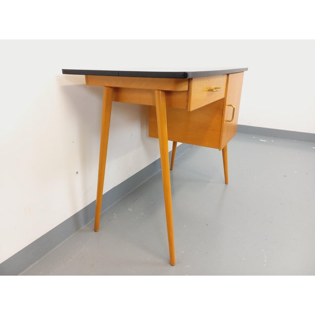 Vintage Baumann Wooden Desk, 1960s For Sale - Image 6 of 18