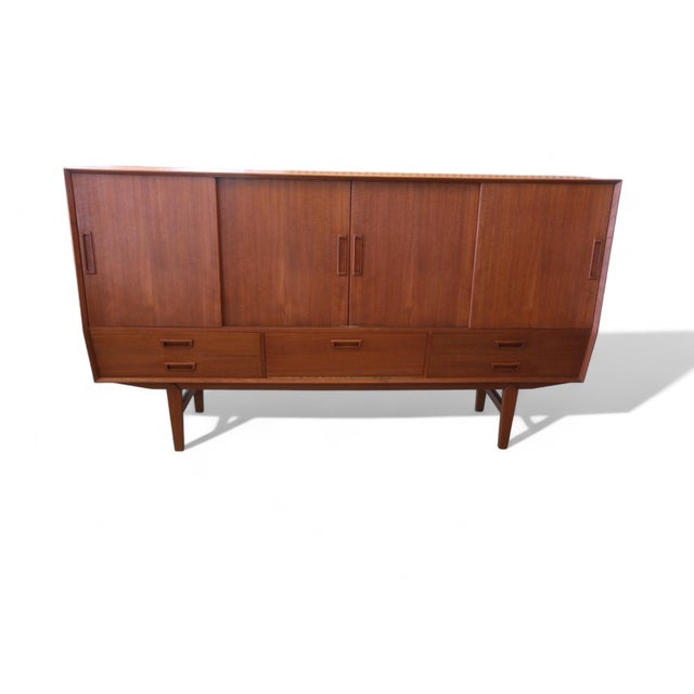 Sideboard in Teak with Illuminated Bar from Wemb Møbelfabrik, 1960s For Sale - Image 13 of 15