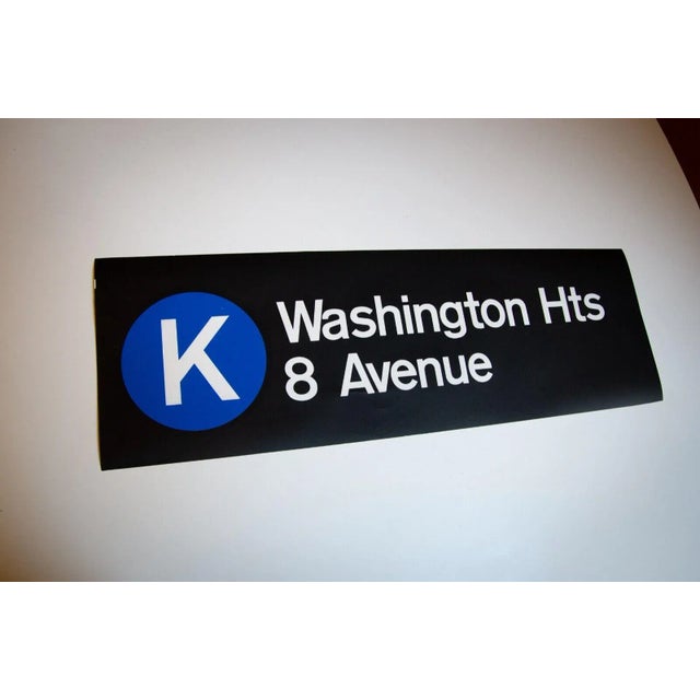 1980s 1980s New York City Subway 'K' Train Roll Sign For Sale In New York - Image 6 of 6
