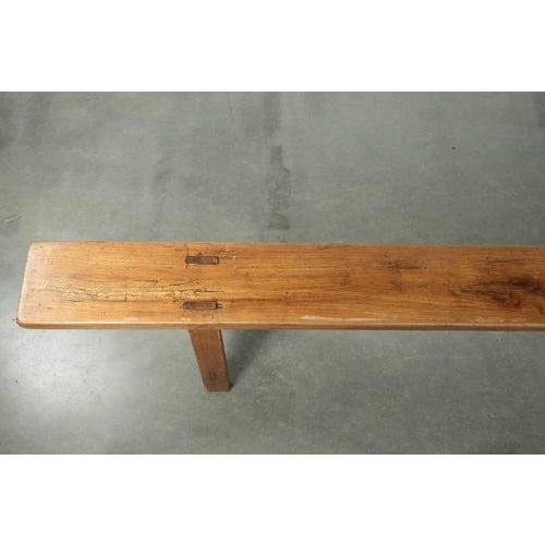 French Brocante Hall Bench For Sale - Image 6 of 16