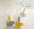 Vintage Two-Tone Stemmed Cocktail Glasses, 1980s, Set of 6 For Sale - Image 3 of 10