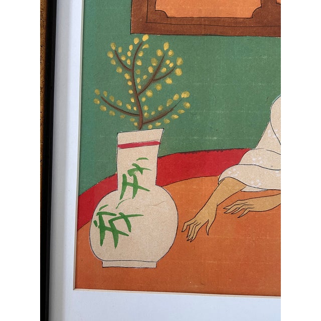 Modern Hu Yongkai Chinese Art Ink Gauache on Paper For Sale - Image 3 of 7