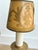 Gold 1970s Gold-Gilt Table Lamp With Antique Shades For Sale - Image 8 of 10