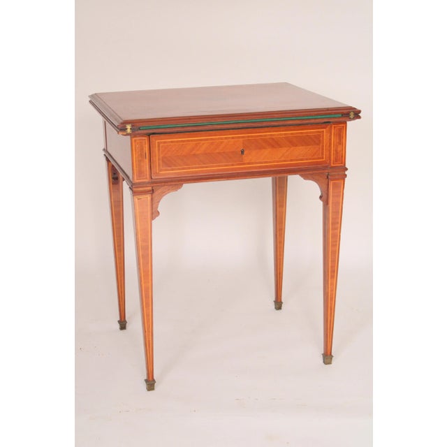 Louis XVI Style Games Table For Sale - Image 13 of 13