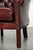 Chesterfield Cowhide Club Armchair in Red For Sale - Image 12 of 14