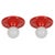 Red Light Ball Wall Lamps in Glass and Metal by Castiglioni for Flos, Italy, 1970s, Set of 2 For Sale - Image 13 of 13