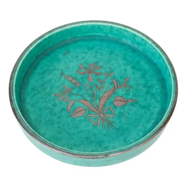 Grace Argenta Plate by Wilhelm Kåge for Gustavsberg For Sale - Image 11 of 11