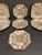 Set of seven antique Rose Medallion pattern Chinese plates, each eight sided though in different sizes and forms. Famille...