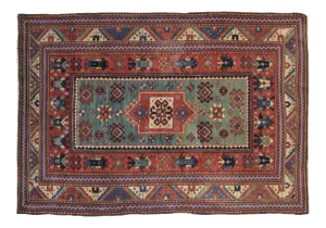 1970's Kazak ,4'5" X 6'3"