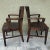 Vintage Wood Courthouse Chairs by Monroe Benbrook & Co. Chicago Set of 2 For Sale - Image 4 of 12