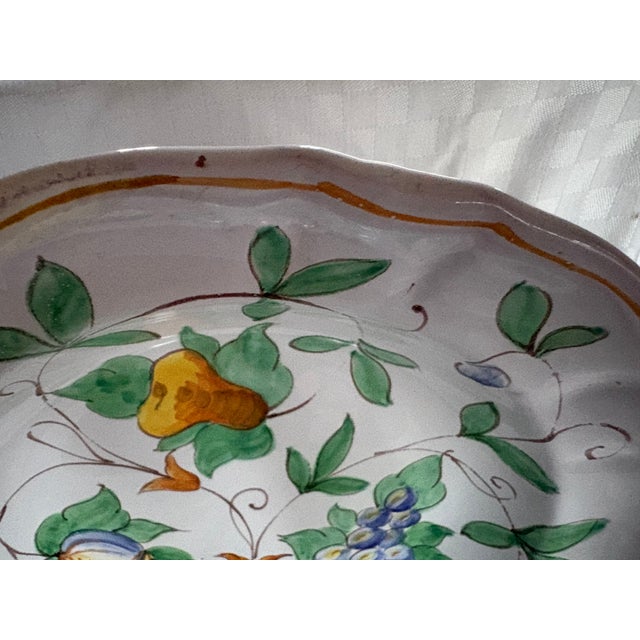 Italian 1980s Italian Hand Crafted Art Pottery Bowl For Sale - Image 3 of 10