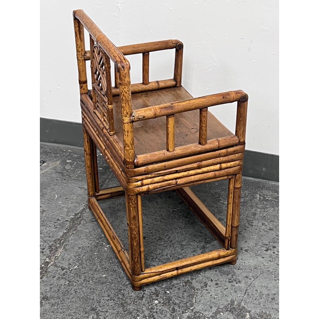 Antique Chinese Bamboo Chair, Circa 1880 For Sale - Image 4 of 12
