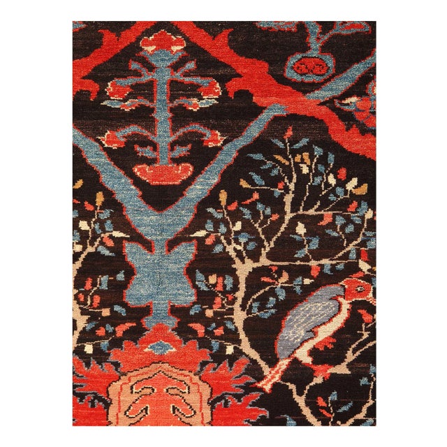 This awe-inspiring room-sized carpet from the famed village of Bidjar showcases a superlative allover arabesque with...