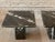 1980s 1980s Vintage Nero Marquina Black Marble Postmodern Side Tables - A Pair For Sale - Image 5 of 11