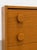 Mid Century Modern Teak Dresser | Danish Modern Chest of Drawers | Vintage Teak Nightstand With Sculptural Pulls. C. 1960’s For Sale - Image 9 of 11