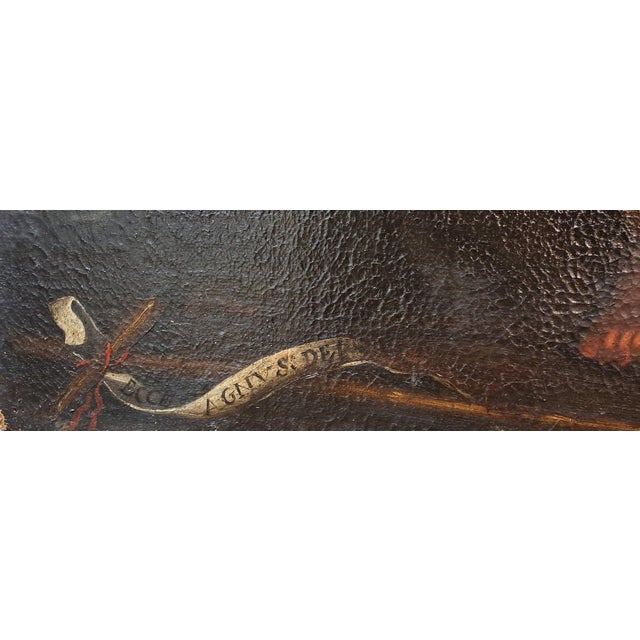 St. John the Baptist, Oil on Canvas, 17th-18th Century For Sale - Image 5 of 13