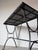 Vintage Spanish Mediterranean Style Wrought Iron & Ceramic Tile Outdoor Patio Table For Sale - Image 12 of 12