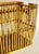 Farmhouse Large Mid Century Chinoiserie Natural Bamboo Basket For Sale - Image 3 of 12