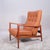 Brown Set of Easy Chair with Ottoman by Ib Kofoed-Larsen for Ope-Möbler, 1950s For Sale - Image 8 of 11