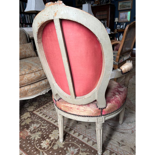 Antique Louis XVI Fauteuil or Armchair For Sale In Houston - Image 6 of 13