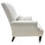 2020s Pearl White Bouclé Chaise Lounge Chair With Matching Ottoman and Kidney Pillow For Sale - Image 5 of 10