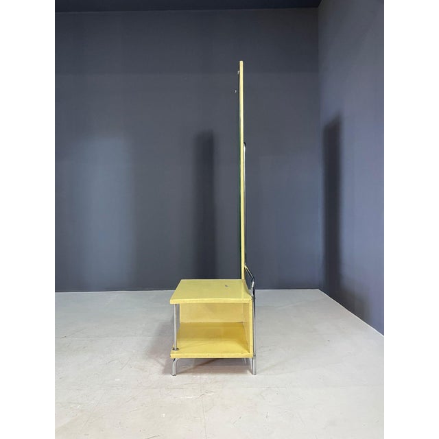 Bauhaus Dressing Table Mirror in Wood, Metal, and Glass from Slezák, Czechoslovakia, 1930s For Sale - Image 4 of 6