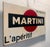 Authentic original Martini advertising sign dated 1973, produced by Pub Vox Paris, as shown below right. A fine example of...