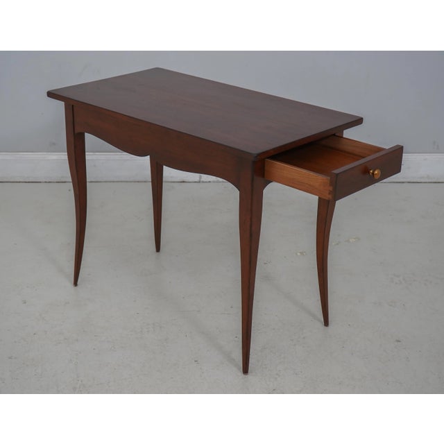 Traditional Southampton Solid Cherry 1 Drawer Country Lamp Table For Sale - Image 3 of 13
