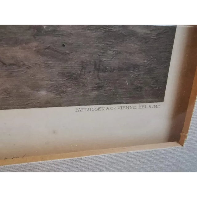 1940s H. Houben, Lithograph, Framed For Sale - Image 5 of 7