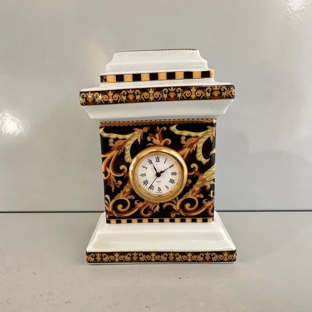 2000 - 2009 Table Clock Model Versace Barocco for Rosenthal, 1990s For Sale - Image 5 of 5