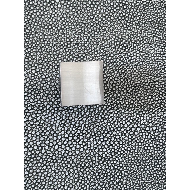 Wood Cb2 Faux Shagreen Embossed Tall Chest For Sale - Image 7 of 10