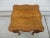 Brown Square Antique Tiger Oak Plant Stand Low Side Table For Sale - Image 8 of 11