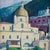 Positano and Valldemossa, Landscapes, 1990s, Oil on Canvas, Set of 2 For Sale - Image 3 of 14