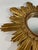Gold 1950s Italian 18.5" Classic Giltwood Sunburst Wall Mirror For Sale - Image 8 of 16