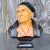 Vintage Boho Carved Atwood Bust Of Man captures the essence of American craftsmanship and artistic expression. With...