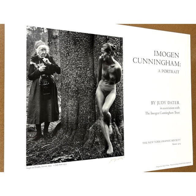 Signed Judy Dater Imogen and Twinka at Yosemite Original 1979 Imogen Cunningham: A Portrait Poster For Sale - Image 9 of 11