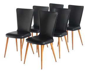 Mid-Century Chairs, France, 1960s, Set of 6