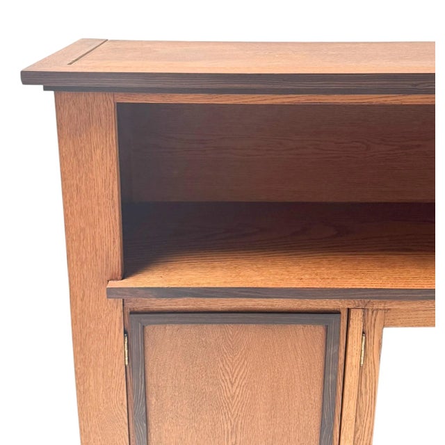 Vintage Art Deco Four-Door Bookcase, 1920s For Sale - Image 13 of 15