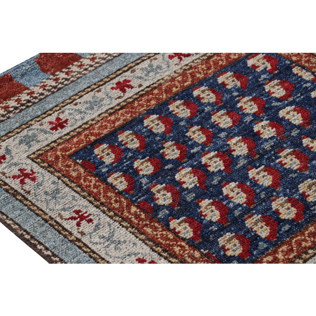 Rug & Kilim’s Caucasian Style Runner Rug With Polychromatic Geometric Patterns For Sale In New York - Image 6 of 7