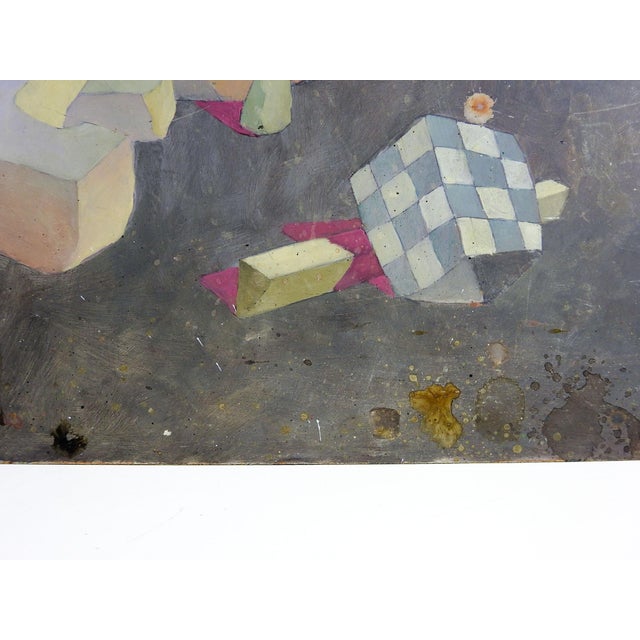 Mid 20th Century Abstract Painting by Tony Bass For Sale - Image 4 of 4